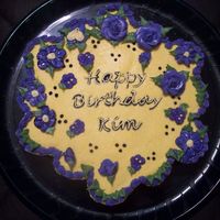 Birthday Ccc For a relative - used 19 cupcakes on this one.