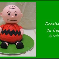 Good Grief This is my second attempt at a 3D cake. My mom absolutely LOVES Charlie Brown. Hopefully she's going to love him as a cake too.