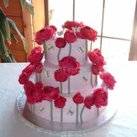 Buttercream With Silk Ranunculus 