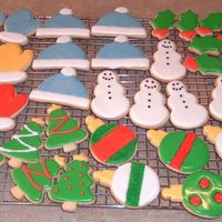 First Batch Of Christmas Cookies This is a batch of cookies I made to take to the staff at my grandmother's nursing home. No fail cookies, Antonia74's icing and...