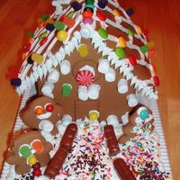 My Daughter's First Gingerbread House This g-house kit was done by my 5 year old. I was in charge of the bag of icing but she told me where to put it! I let her do all the...