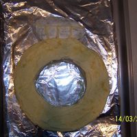 Engagement Ring Made for my best friend after she got engaged. The cake is Pistachio and Dark Chocolate with Buttercream Frosting