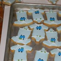 Onesie Cookies Onesie cookies for an office baby shower. No fail recipe with Antonia's icing - Turned out awesome and tasted even better. I actually...