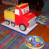 Evan's Birthdayy Cake My son's 2nd birthday party cake. He sais "beep beep" when he saw it. And he really liked it (especially the m&ms in the...
