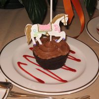 Carousel Cupcakes Make individually cut out horses from pastillage (a sugar paste that dries rock hard) and attached them to lollipop sticks and decorated...