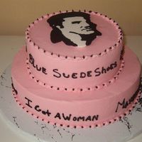 Elvis Wasc with strawberry preserves. Butter cream icing. FBCT