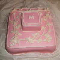 Mothers Day got martha stewarts wedding ckae book for my birthday and had to try this cake out for mothersd day. 7 inch square white cake with oreo...