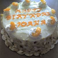 Ice Cream Cake Frozen yogurt with a sorbet centre. I used the Wilton Fanci Fill pan.