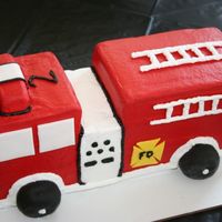 3-D Fire Truck My first try at a 3-D cake. It was actually pretty easy! Not perfect but good enough for my little guy on his birthday. The entire cake was...