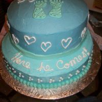 Boy Oh Boy! This cake is for a friend's baby shower tomorrow, she is due next month with her first baby