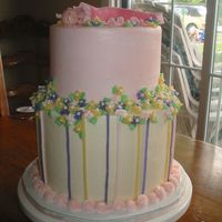 Sleeping Baby I thought that I would try making a baby out of fondant, and it wasn't as tough as I thought! The rest of the cake is choc with wh...