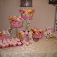 Elyssa I did these cupcakes for a baby shower last weekend. The little girl's name is Elyssa. I took the ideas from this site, so thanks!...