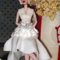 Marilyn Monroe This is a close up of the fondant Marilyn I did for my Fair entry. This was my first attempt at molding people. I would surely change some...
