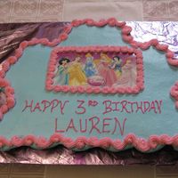 Princess Cupcake Cake This Disney Princess cake is a cupcake cake cake (24 cupcakes) covered in all buttercream frosting on red velvet cupcakes with a reverse...