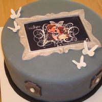 Twilight Cake This was for a friends daughter who loves twilight. The frame and butterflies are gumpaste, the cake and other accents are fondant. I had...