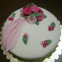 Roses I made this cake for one of my workmate's retirement