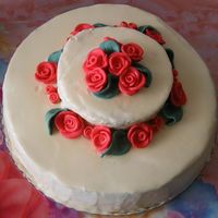 Red Roses I made this cake for my brtoher's engagement :) I wish the best for my brother and his fiancee