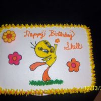 Tweety BUTTER CREAM CAKE