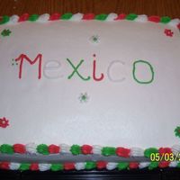 Mexico BUTTER CREAM CAKE