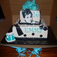 Breakfast At Tiffany's Cake 
