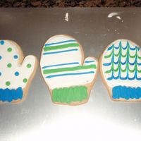 Mittens Sugar cookies with Royal Icing