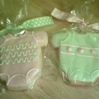 Onsie Cookies The color looks a little off because I took this picture with my cell phone. RBC with RI accents