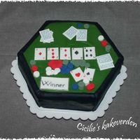Poker Cake Birthday kake for my man :o)