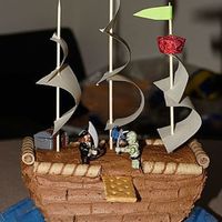 Pirate Ship 2 Pirate ship side view