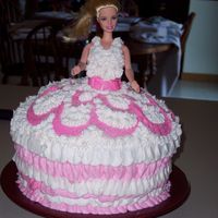 Barbie Cake Cake made for a little girl's birthday.