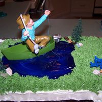 Fishing Cake birthday cake