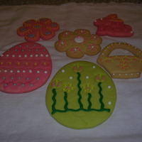 Easter Cookies Easter cookies made with the Williams Sonoma cookie set.