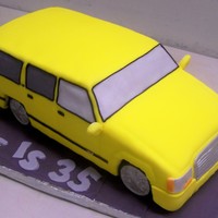 Low Rider Suburban low rider. all white cake,, tire or RC,