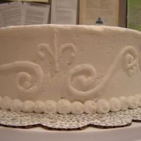 Scroll Close Up Here is a close up on the sides of the scroll cake.