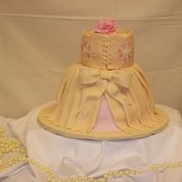 My First Wedding Dress Cake My first attempt at a wedding dress cake inspired by Toba Garrett. I am so proud of this cake. It took me 13 hours to complete it! I'm...