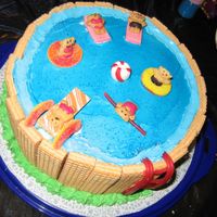 Pool Party I made this for my Niece's Birthday Pool Party, It was a big hit.