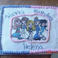 Bratz Half chocolate/almond with bct transfer for my niece bday