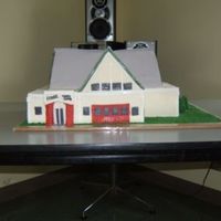 10Th Anniversary For The Fernie Pool This cake was done for the Fernie Pool. They wanted the cake to look like the outside of the pool. Cake was covered in chocolate candy clay...