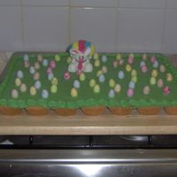 Easter Cake My husband asked for an easter cake to take into work at very short notice so I used some bought cupcakes, a packet of chocolate eggs and a...