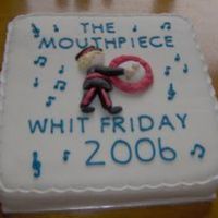 Themouthpiece.com This cake was made to celebrate what is described as the greatest free show in England. Once a year brass bands from all around the world...