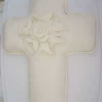 He Is Risen I made this for Easter, but Ithink it would be nice for a 1st Communion as well.This was my 2nd try with mm fondant