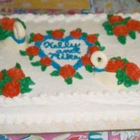 All My Love This was a shower cake I did for a friend's daughter's bridal shower. When she picked it up, she cried. It is a full sheet cake...