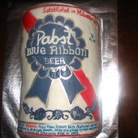 Pbr Cake This cake was for my brother's b'day - covered in fondant :)