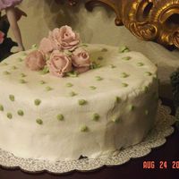 Wilton Class 1 Cake I know the roses need work, but I had alot of fun completing this cake.