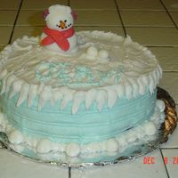 Snowman Cake I made this after seeing one similiar to it on this website-It was for a coworker with a December Birthday-she loved itChocolate with dark...