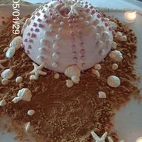 Sea Urchin Wedding Cake Bride wanted something different....different is what she got!!