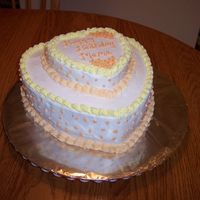 Heart Shaped Birthday Cake 
