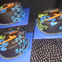 Custom Cake Made For A Cable/phone Co. This Cake was for the employees of a local Cable/Phone Company. I made 3 identical cakes. The inspiration was the "mailer flier"...