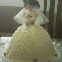 Bride Doll Made with the wondermold pan and fake little flowers just to add some color. Made ths for my friend's shower and everyone was so...