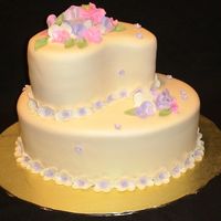 Paisley And Oval This cake was for a friend's mother's birthday. We were just playing around with using different shapes with the paisley pans and...