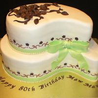 Paisely Shaped Cake I am in love with the paisley cake pans. The colors and decoration were to match the party invitations.